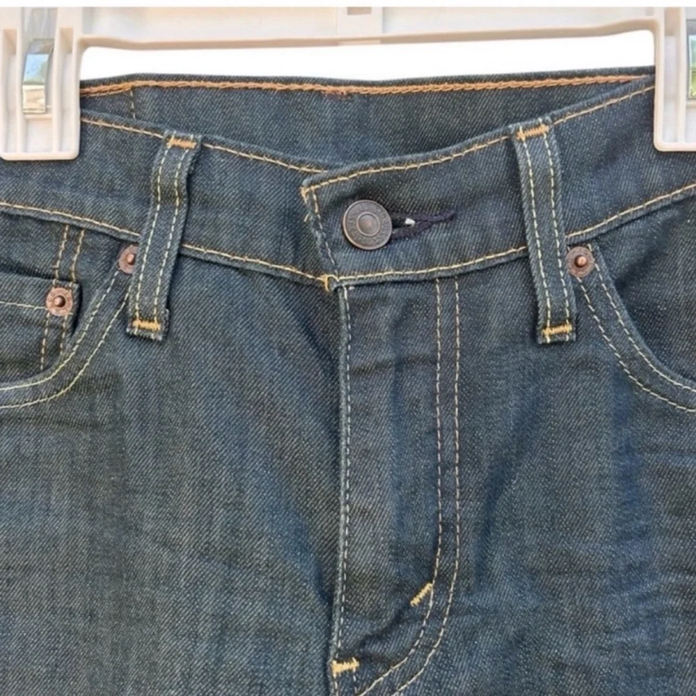 Levi's Men's Dark Wash 511 Straight Leg Jeans - Blue